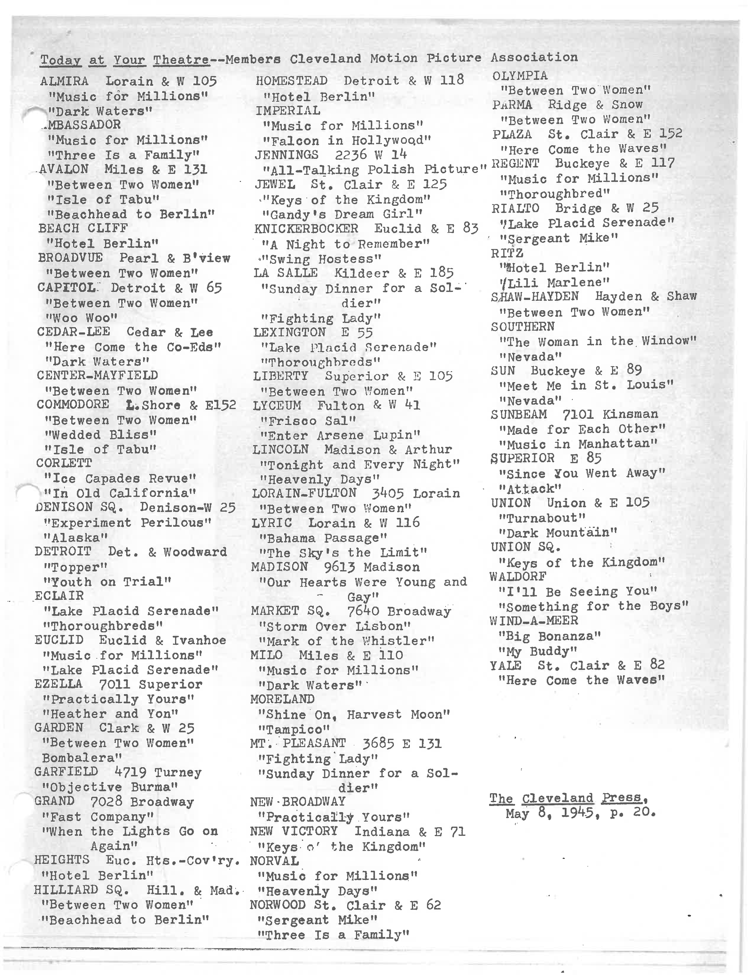 Movie Houses page 2
